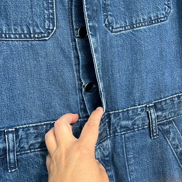 EVERLANE SUPER SOFT SUMMER JEAN JUMPSUIT 6 - Picture 6 of 16